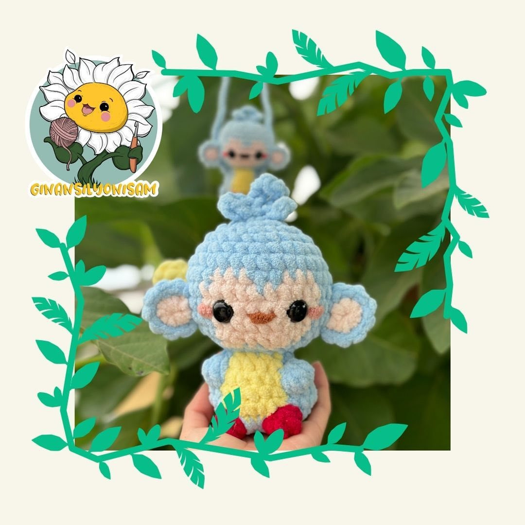 Free Crochet Boots Mod for Mango the Monkey Amigurumi