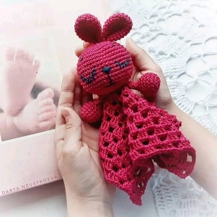 Free Crochet Bunny Lovey Pattern