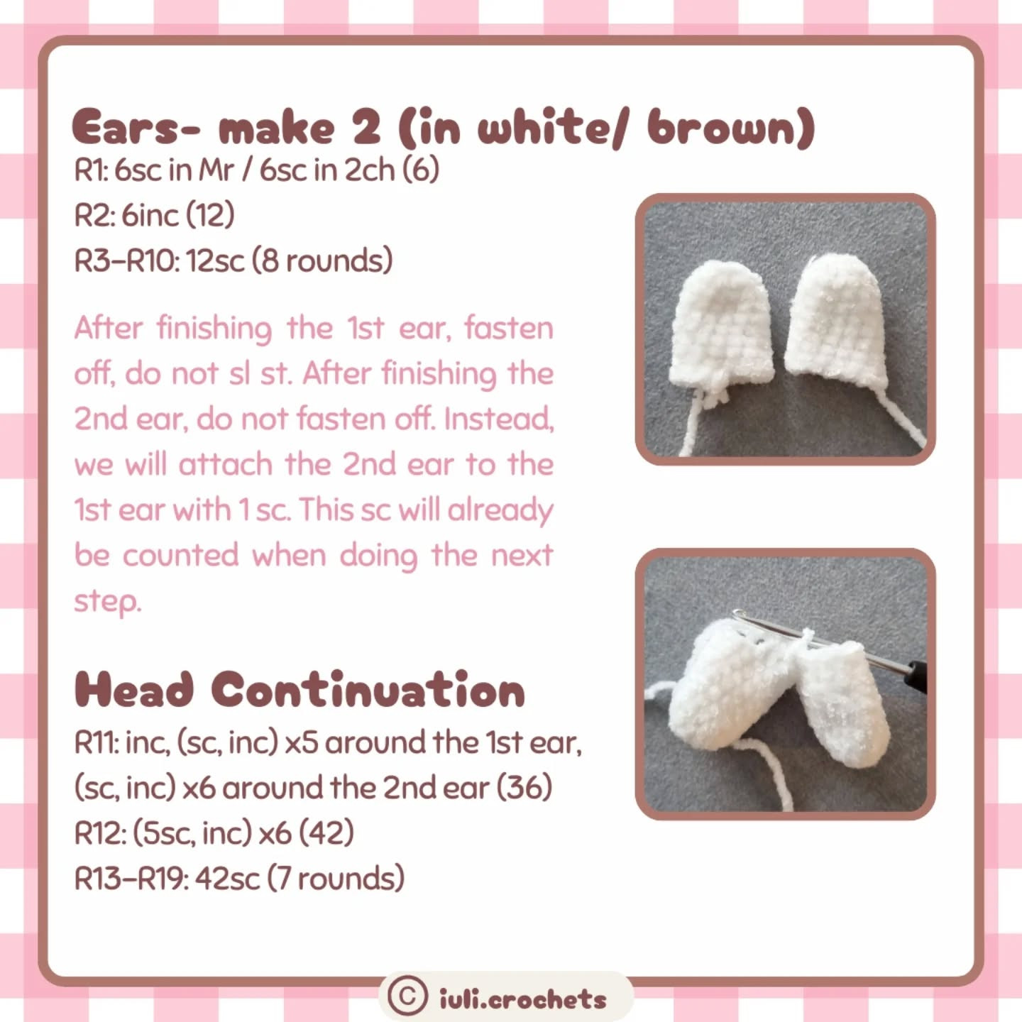 Free Crochet Bunny Pattern: No-Sew Beginner Friendly