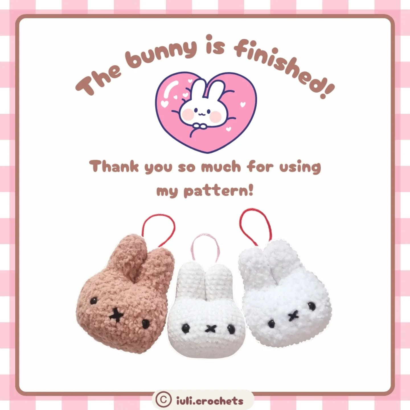 Free Crochet Bunny Pattern: No-Sew Beginner Friendly