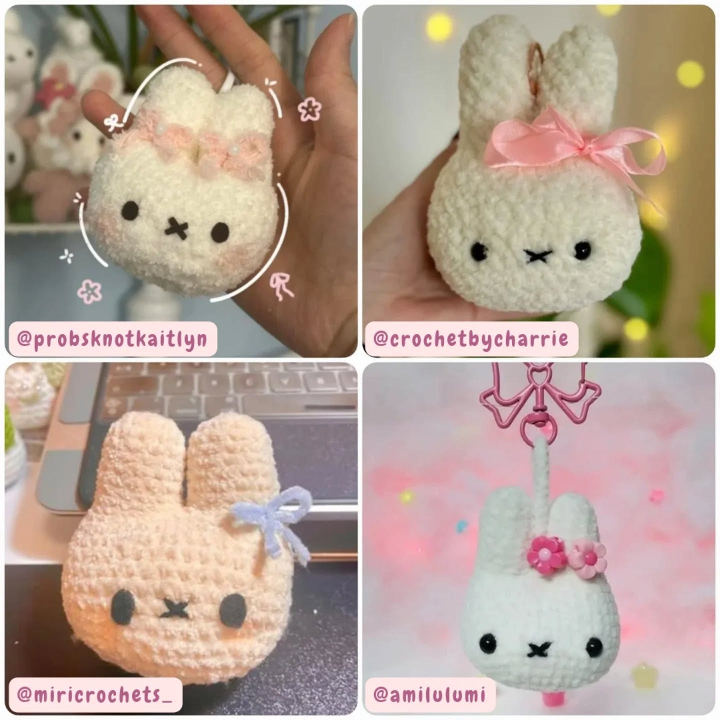 Free Crochet Bunny Pattern: No-Sew Beginner Friendly