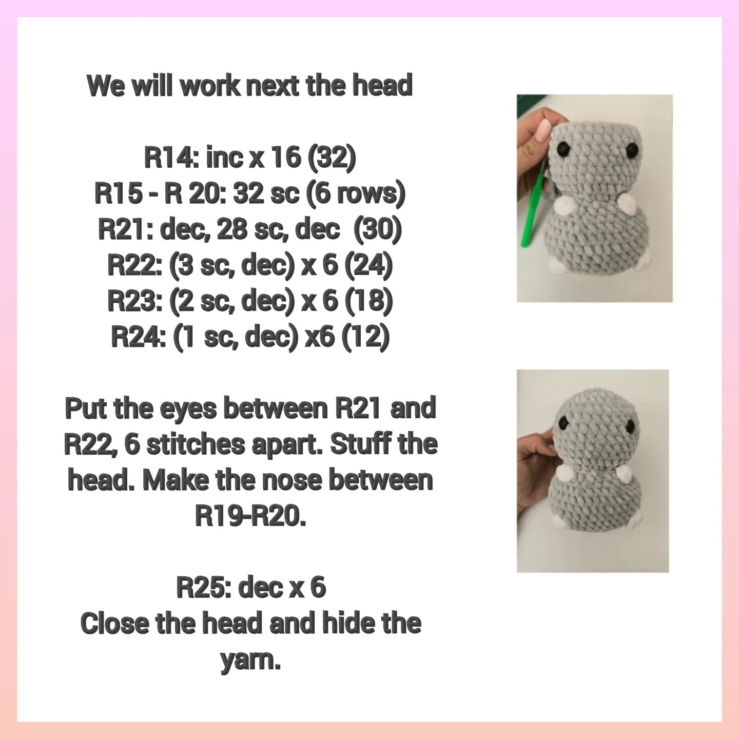 Free Crochet Bunny Pattern: Tester Appreciation