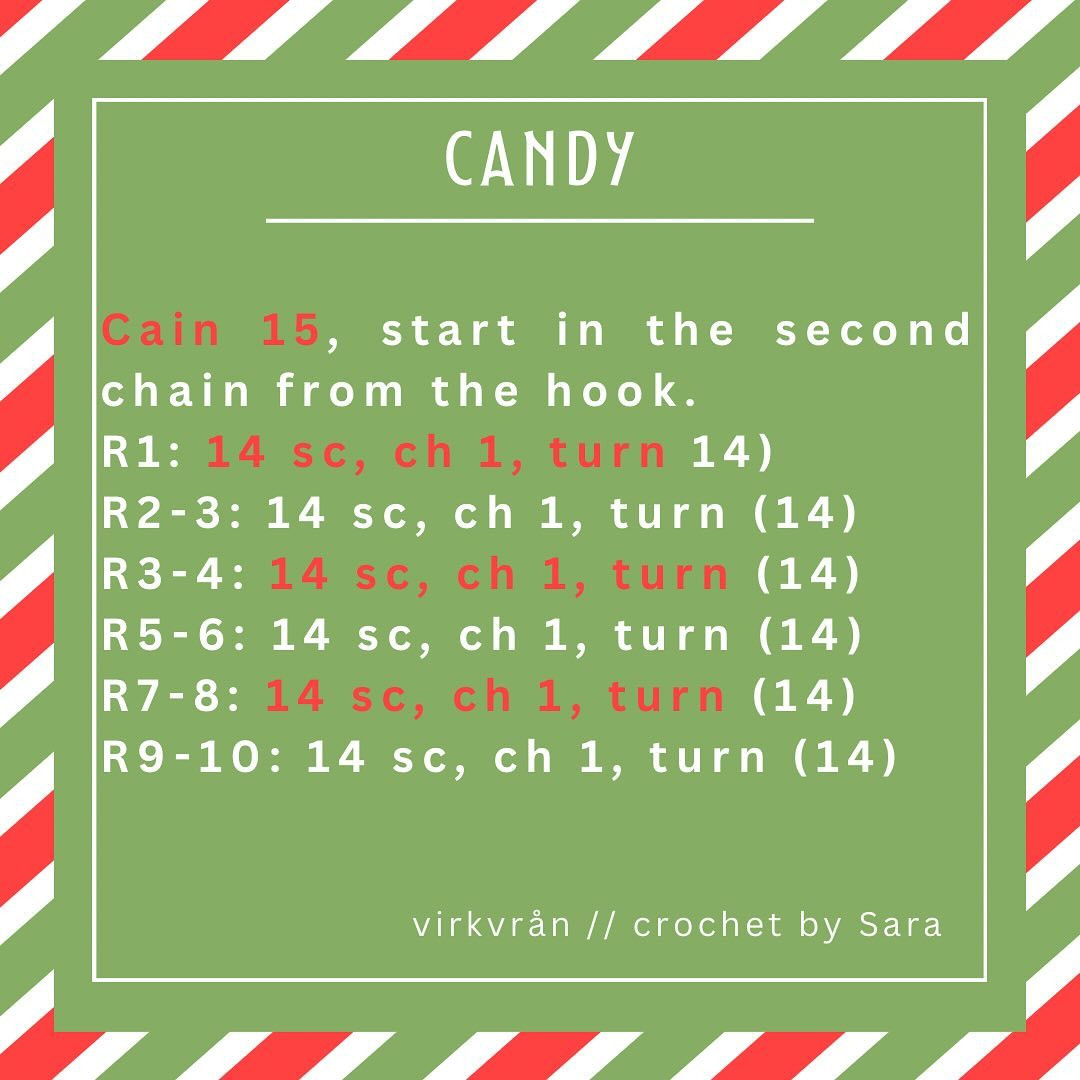 Free Crochet Candy Pattern