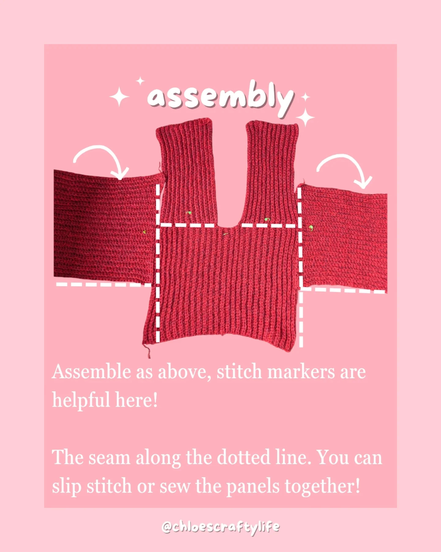 Free Crochet Cardigan Pattern: Red & White Cozy

❤️ Swipe for CHUNKY CARDI pattern 👉♥️
