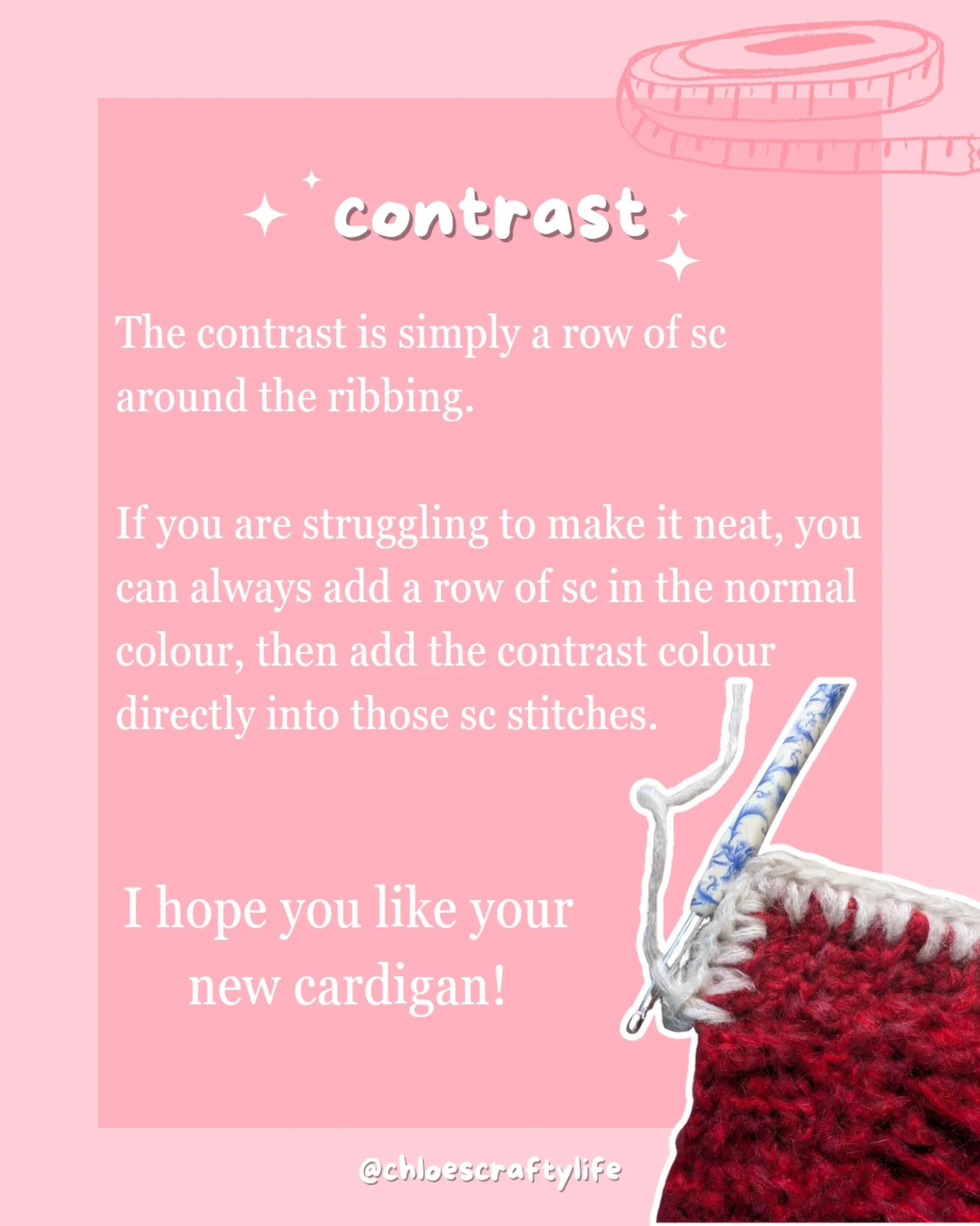 Free Crochet Cardigan Pattern: Red & White Cozy

❤️ Swipe for CHUNKY CARDI pattern 👉♥️