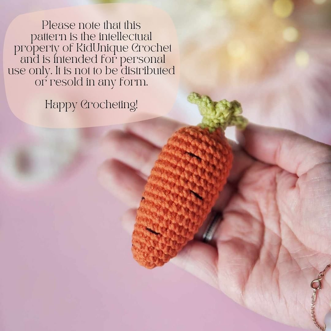 Free Crochet Carrot Pattern