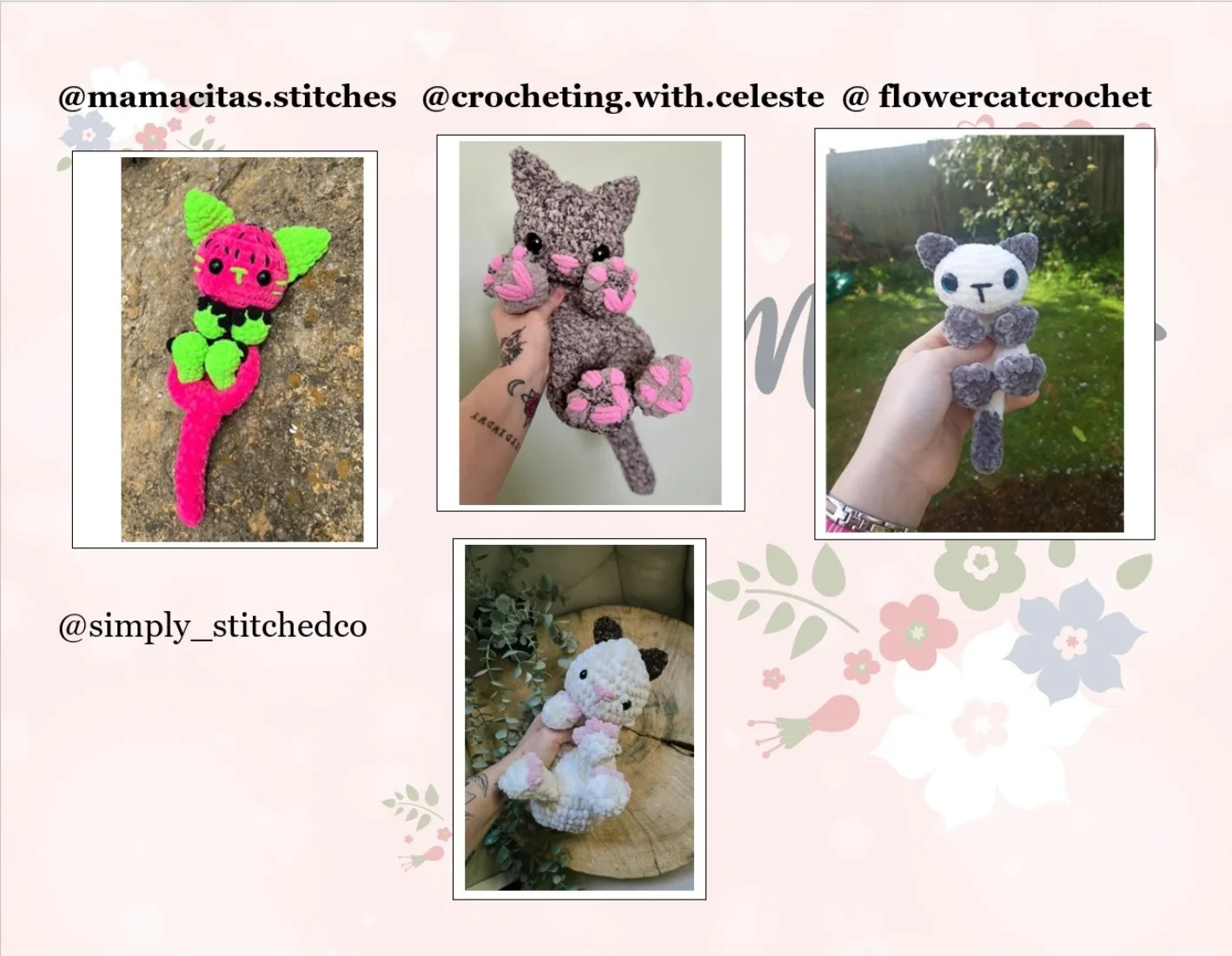 Free Crochet Cat Pattern Chart