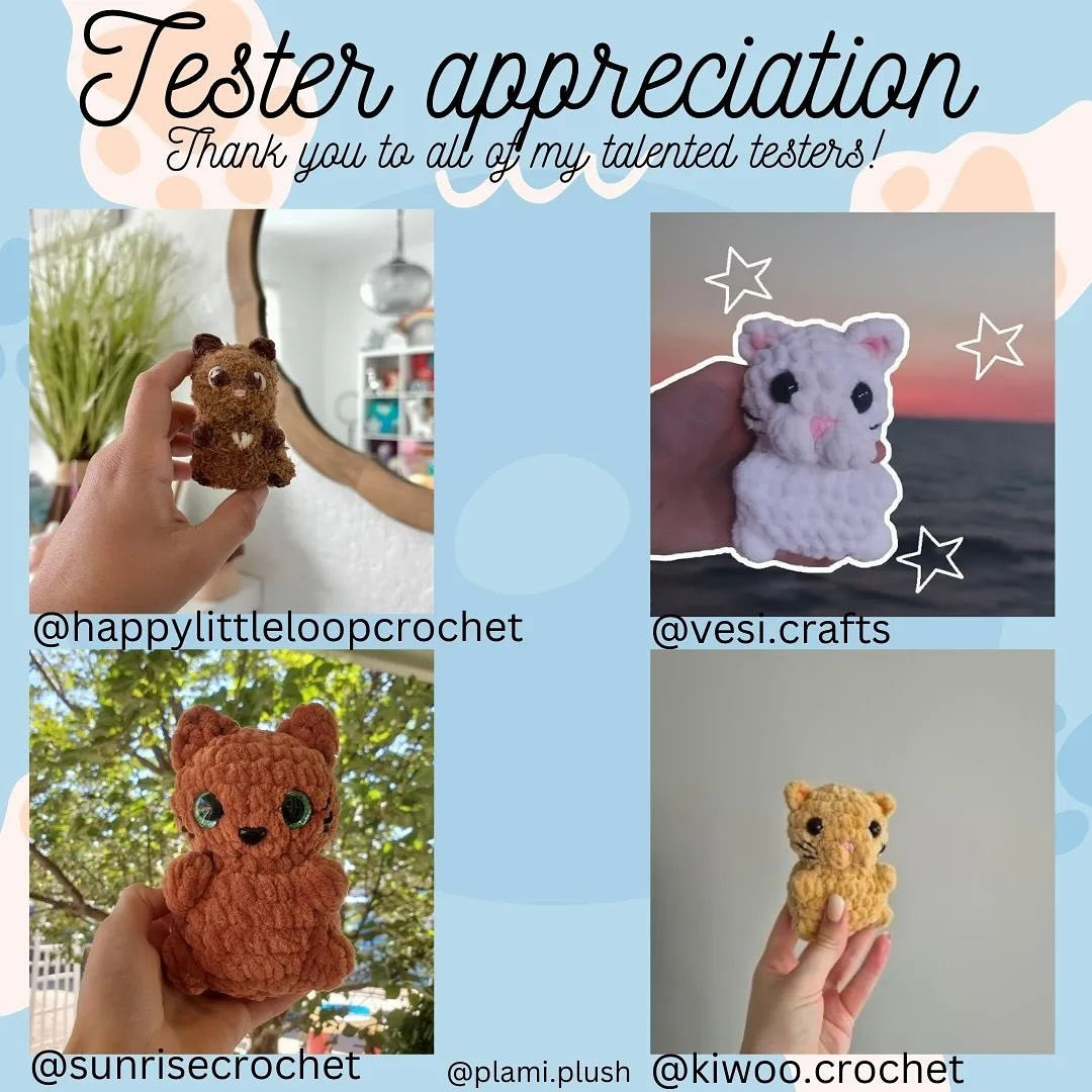 Free Crochet Cat Pattern: No-Sew!