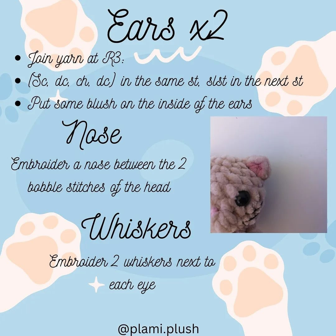 Free Crochet Cat Pattern: No-Sew!