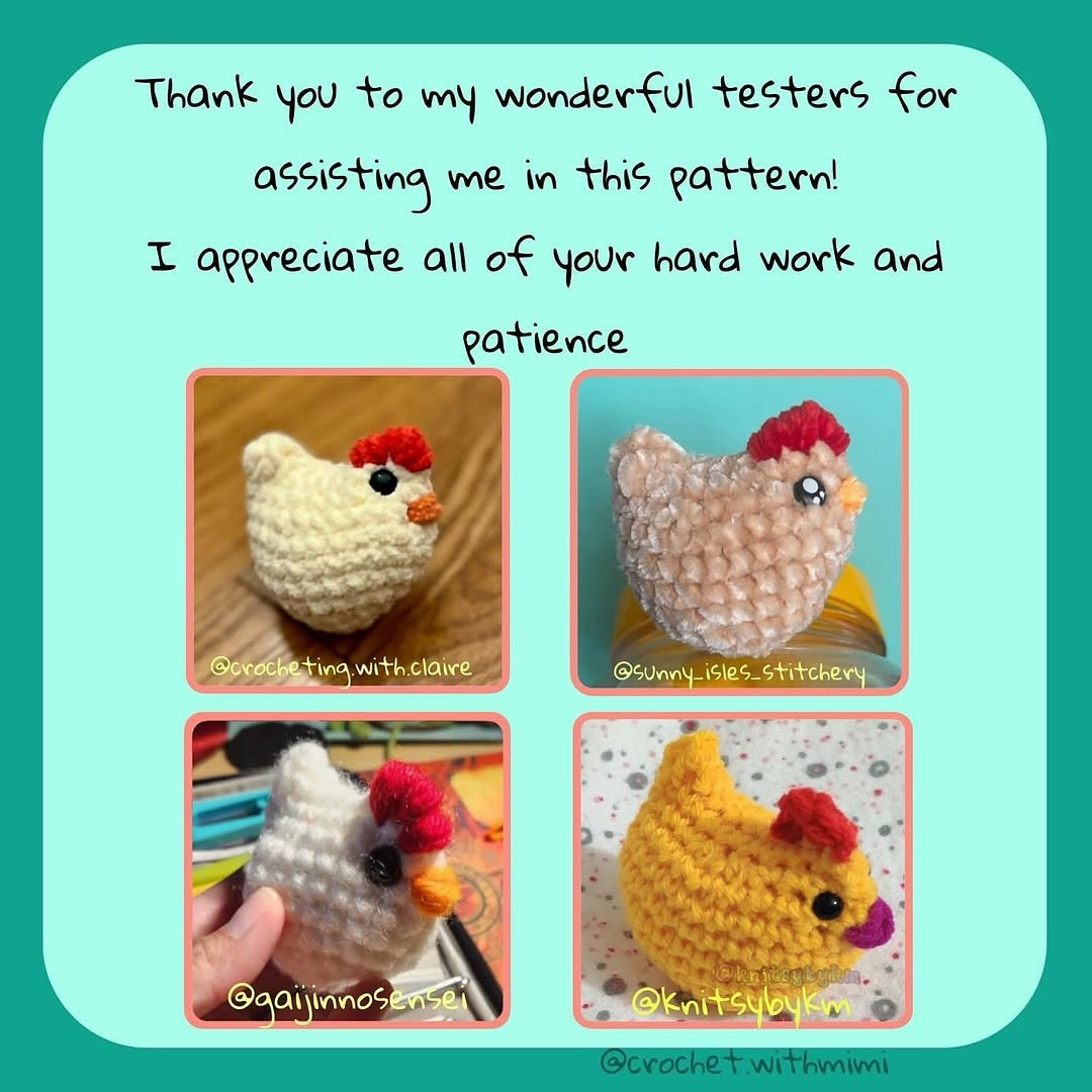 Free Crochet Chick Pattern Released!