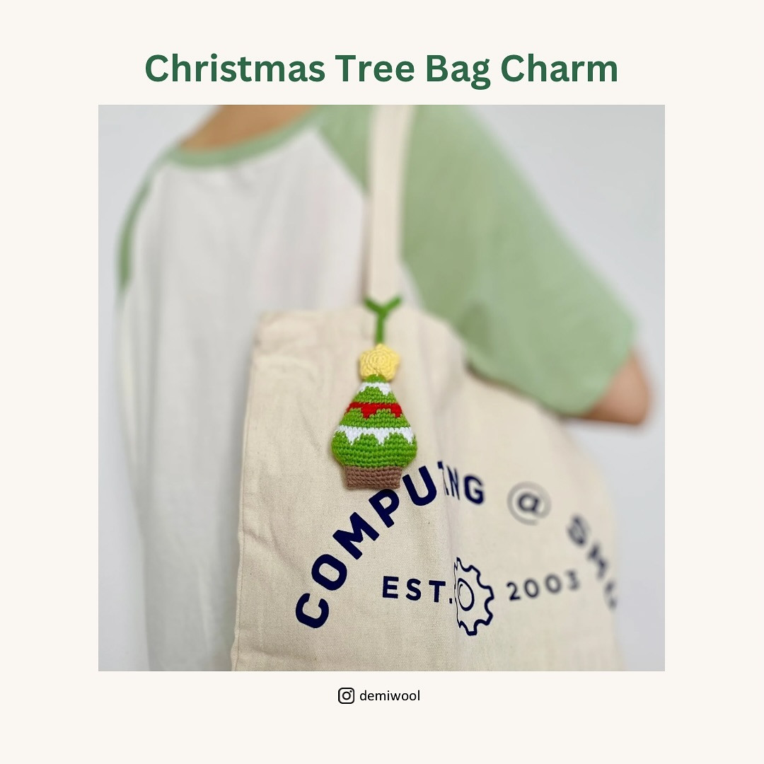 Free Crochet Christmas Tree Charm Pattern