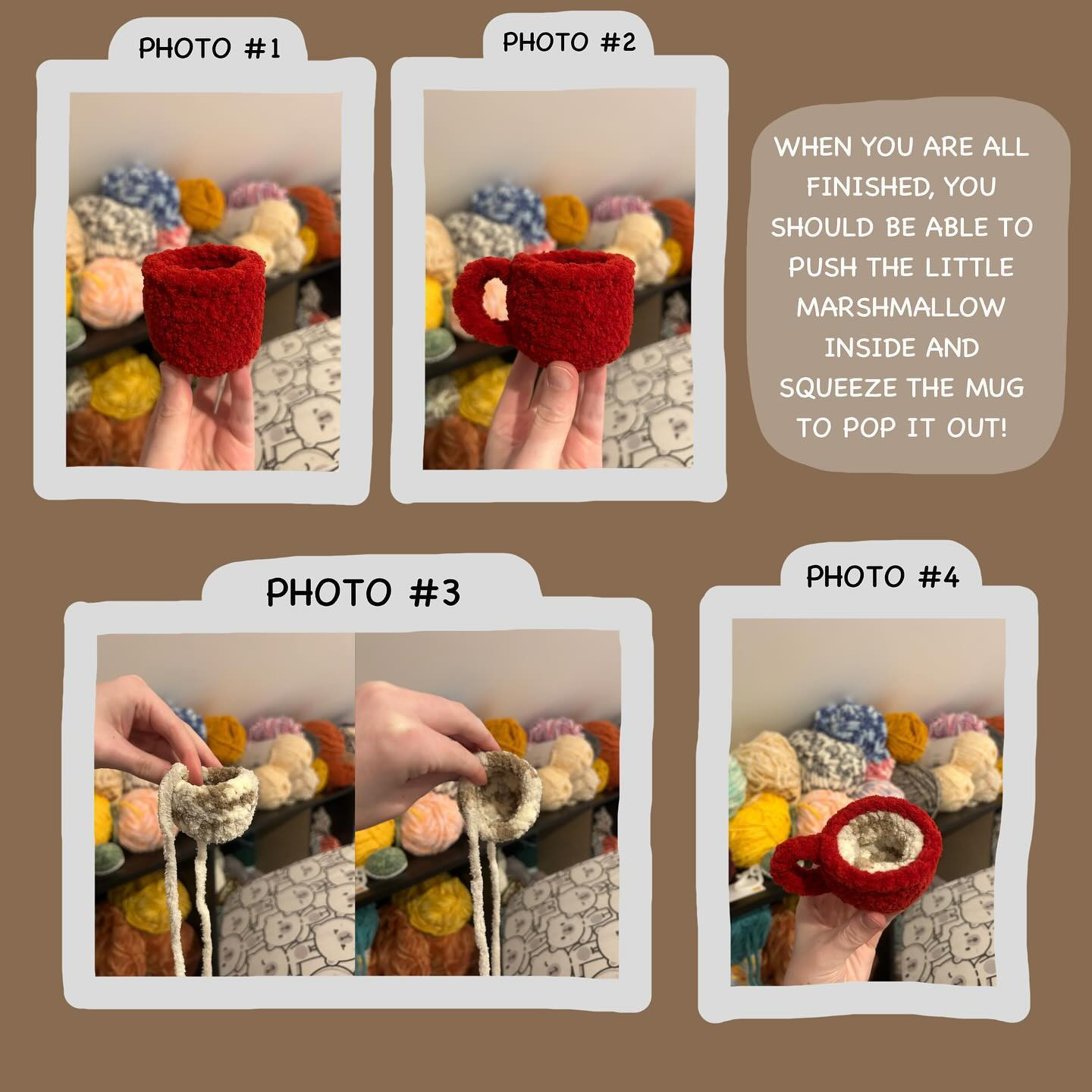 Free Crochet Cocoa Pop Pattern!