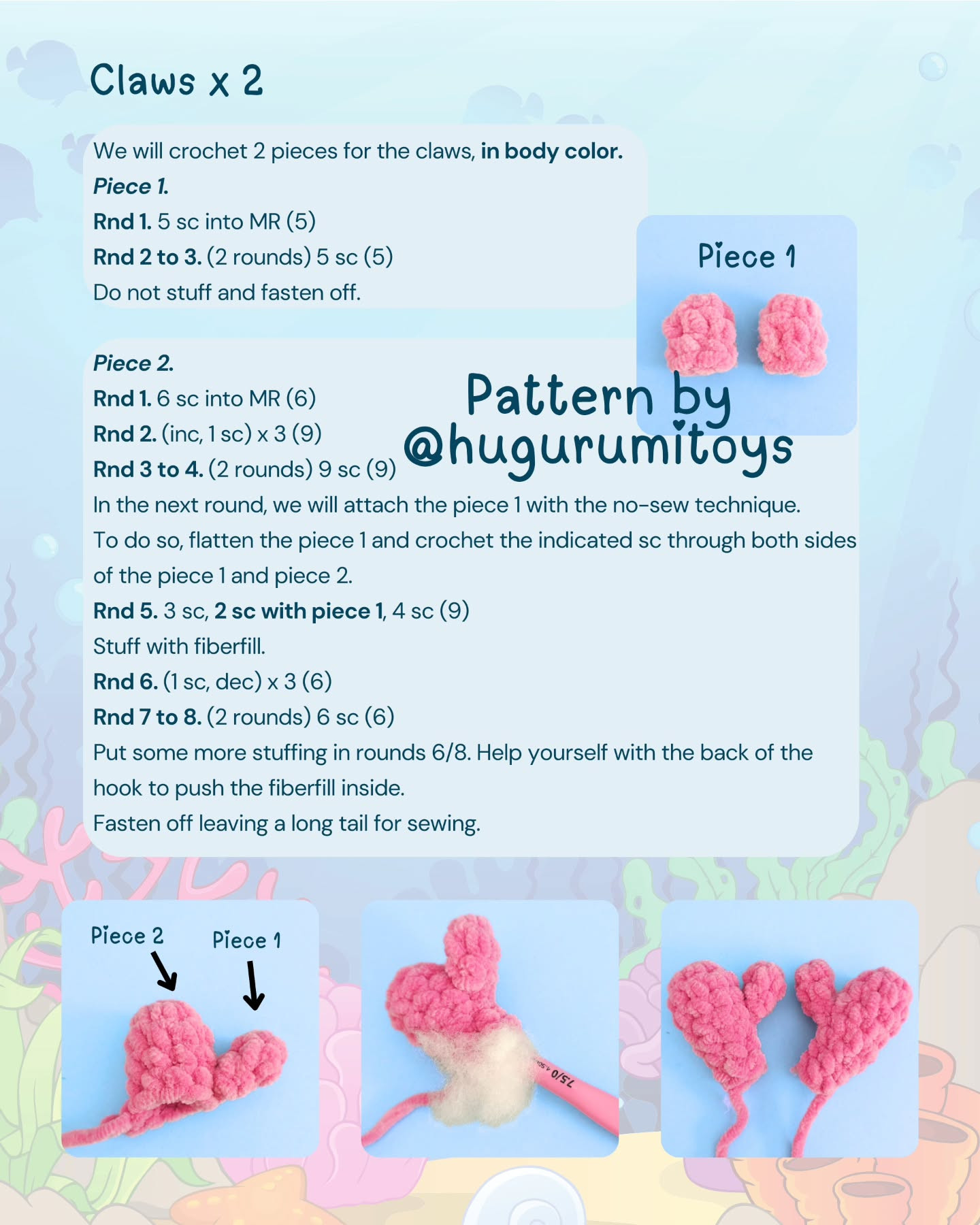 Free Crochet Crab Pattern: Adorable Amigurumi Toys