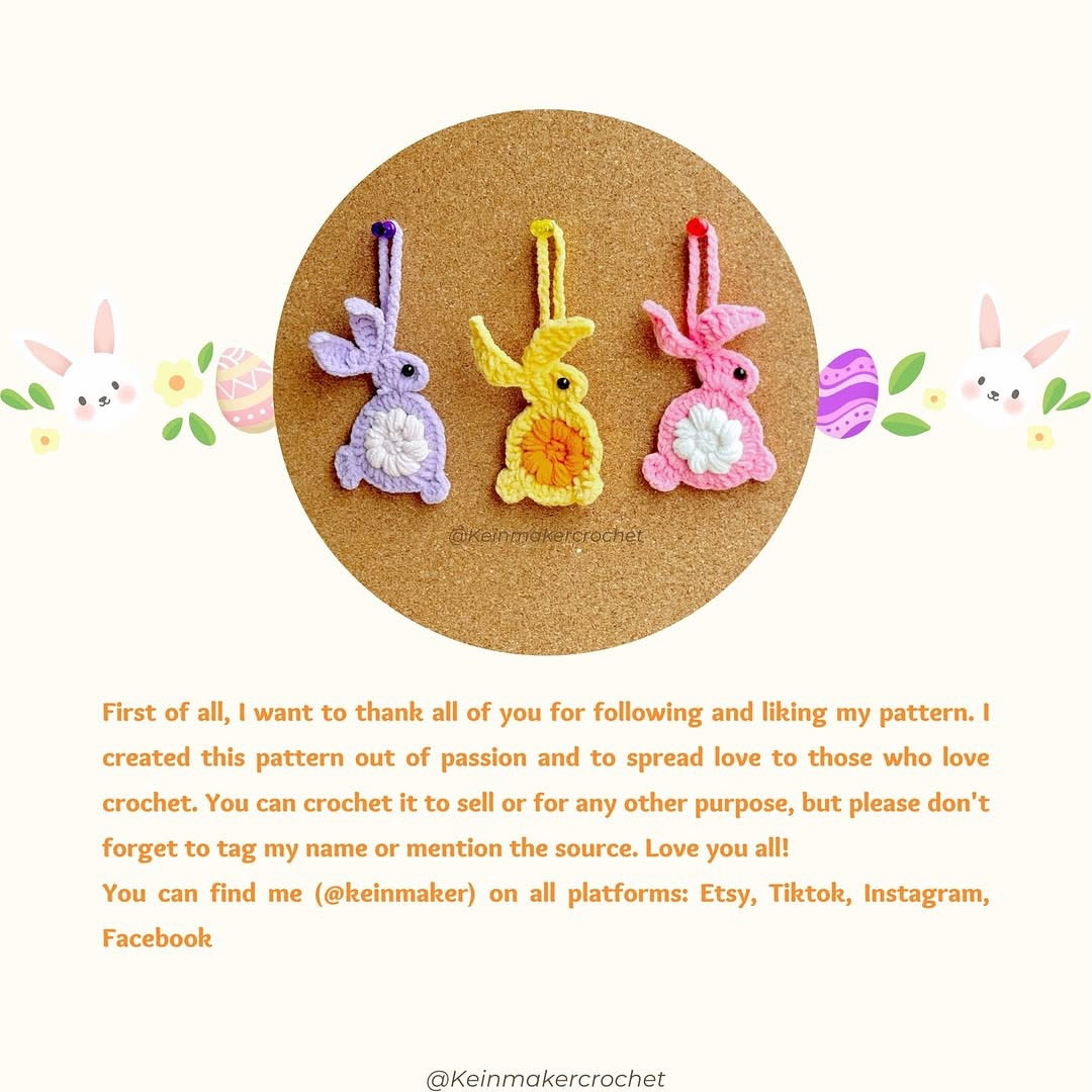 Free Crochet Easter Bunny Pattern