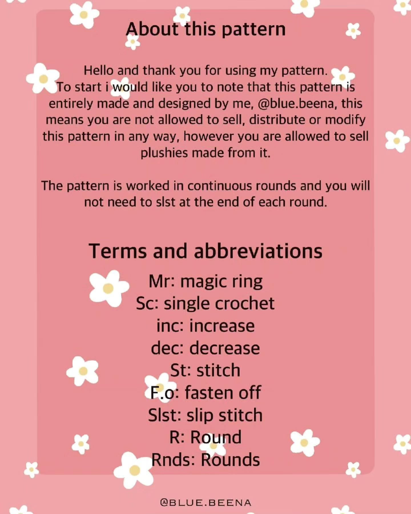 Free Crochet Flower Teddy Pattern