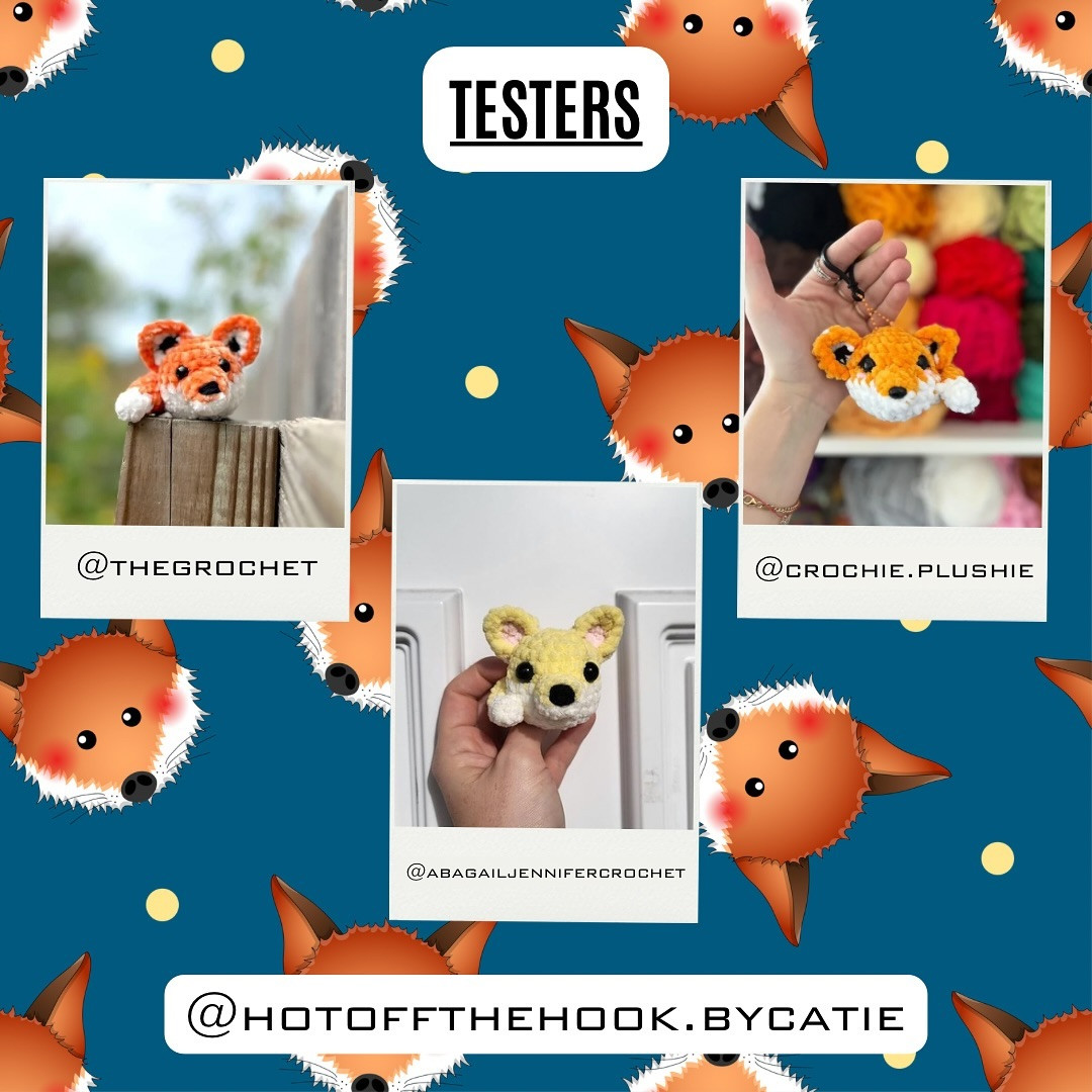 Free Crochet Fox Keychain Pattern