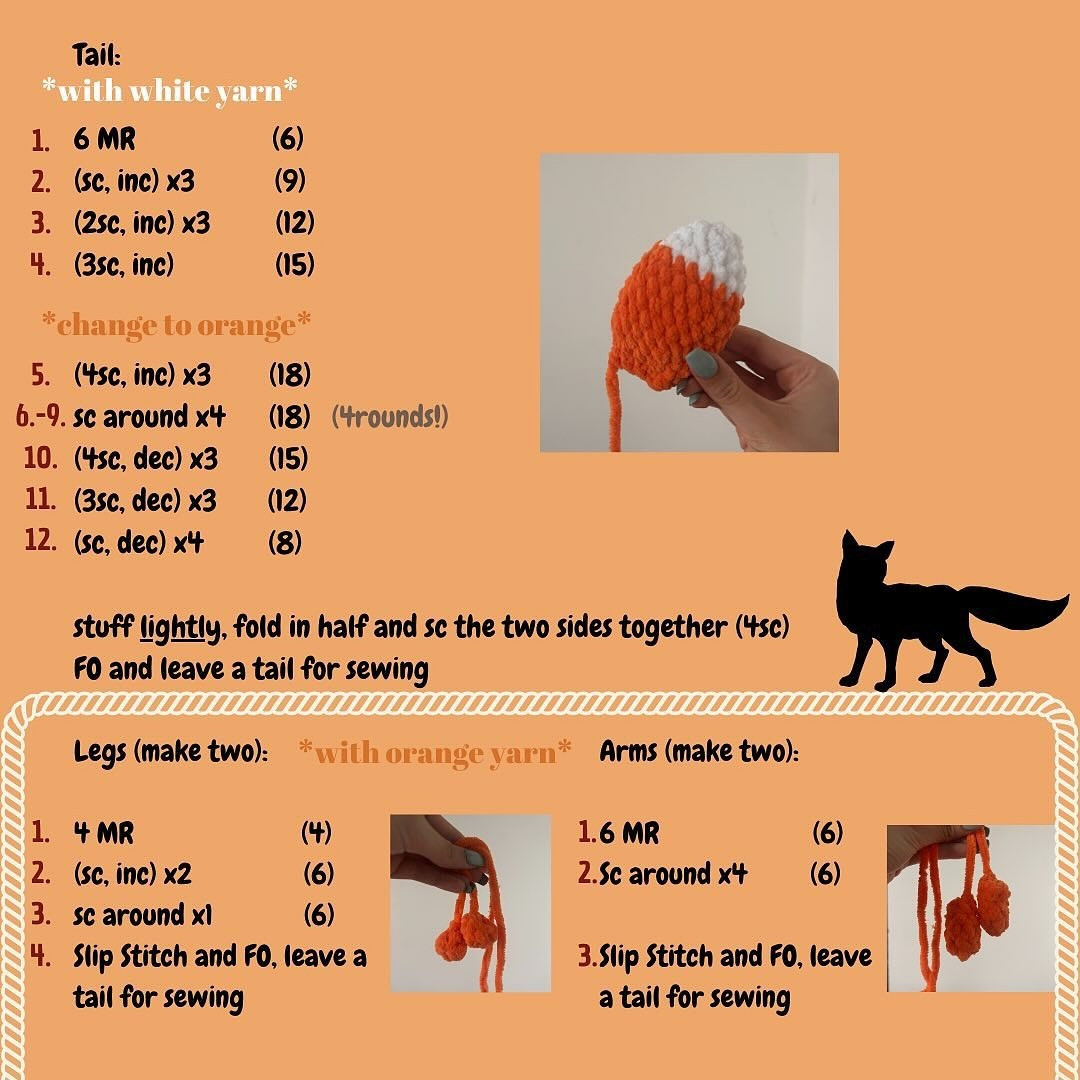Free Crochet Fox Pattern Pattern