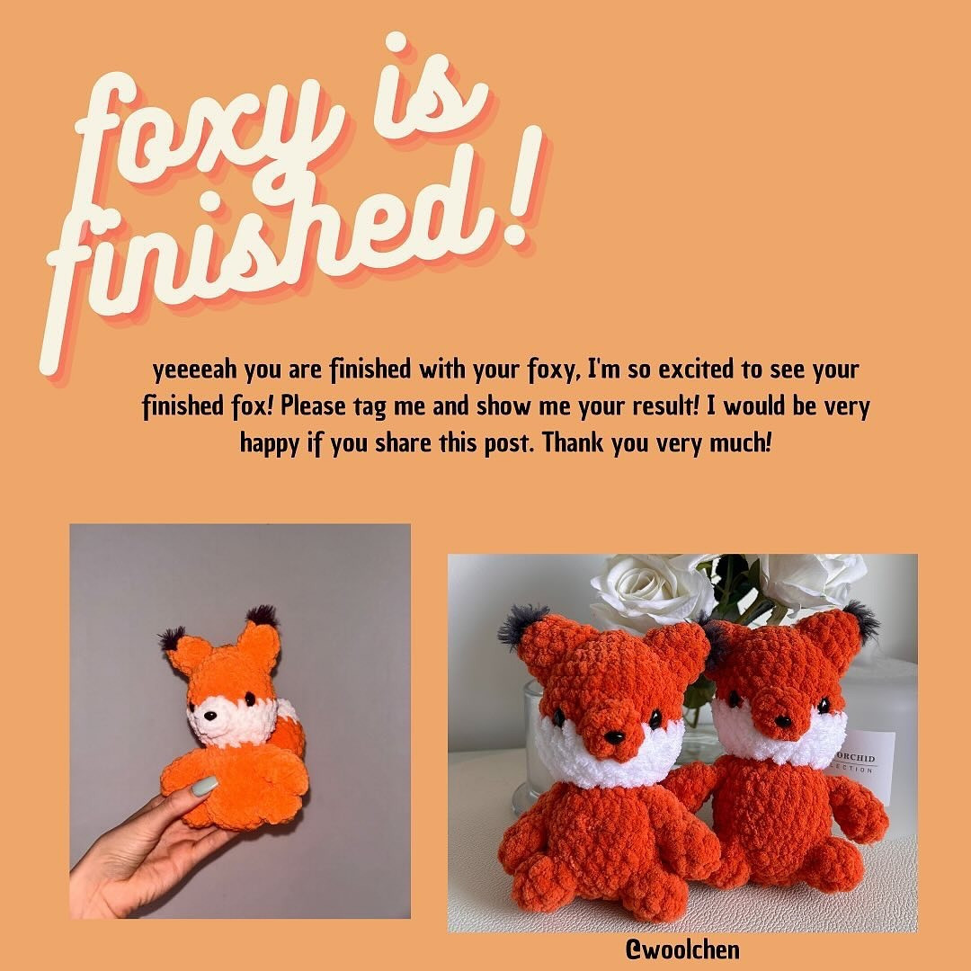 Free Crochet Fox Pattern Pattern