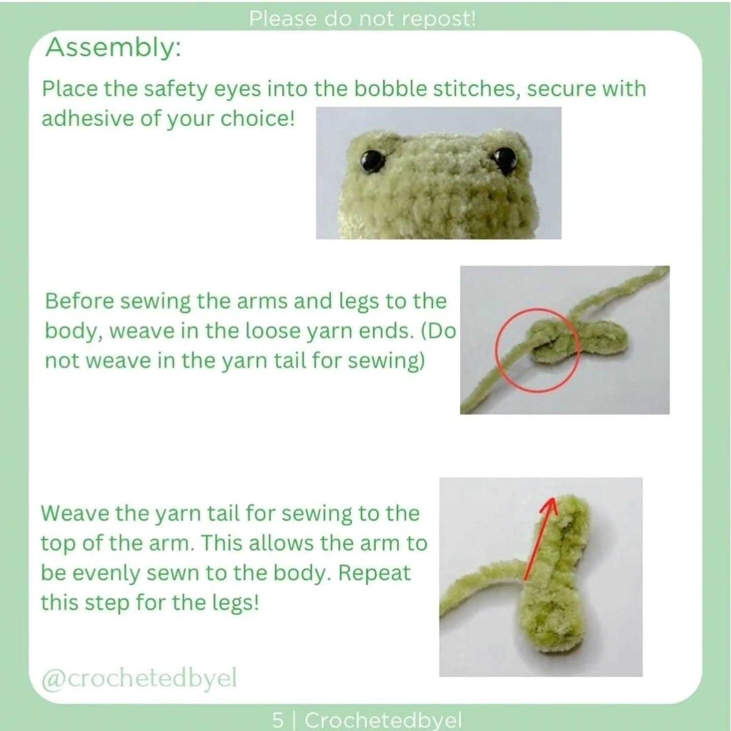 Free Crochet Frog Pattern: Amigurumi Tutorial