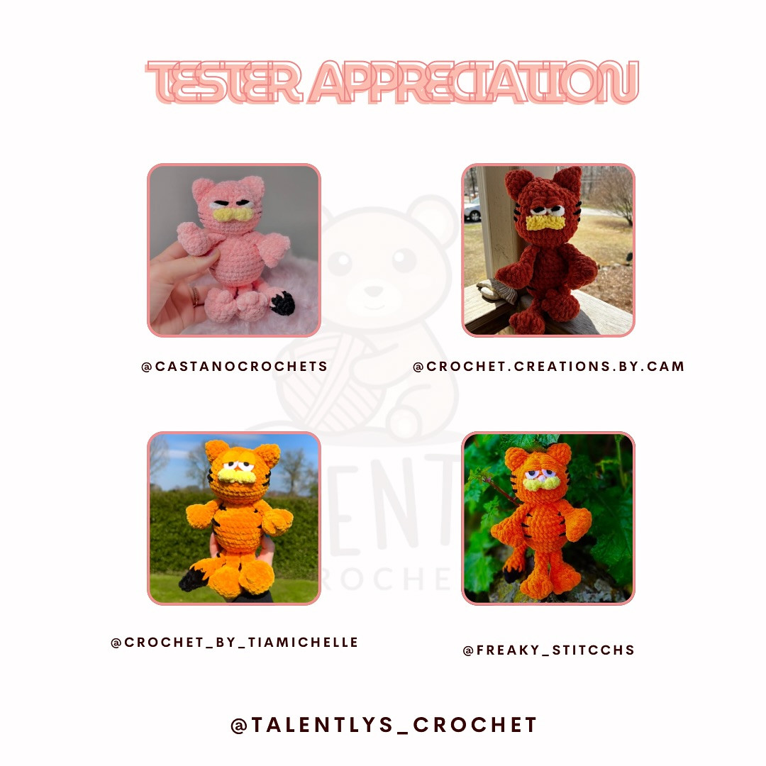 Free Crochet Garfield Pattern: Low-Sew Amigurumi