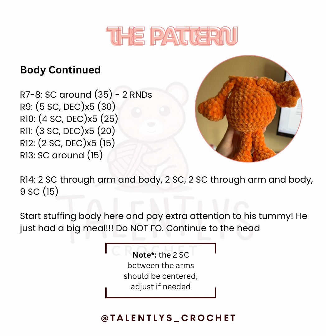 Free Crochet Garfield Pattern: Low-Sew Amigurumi
