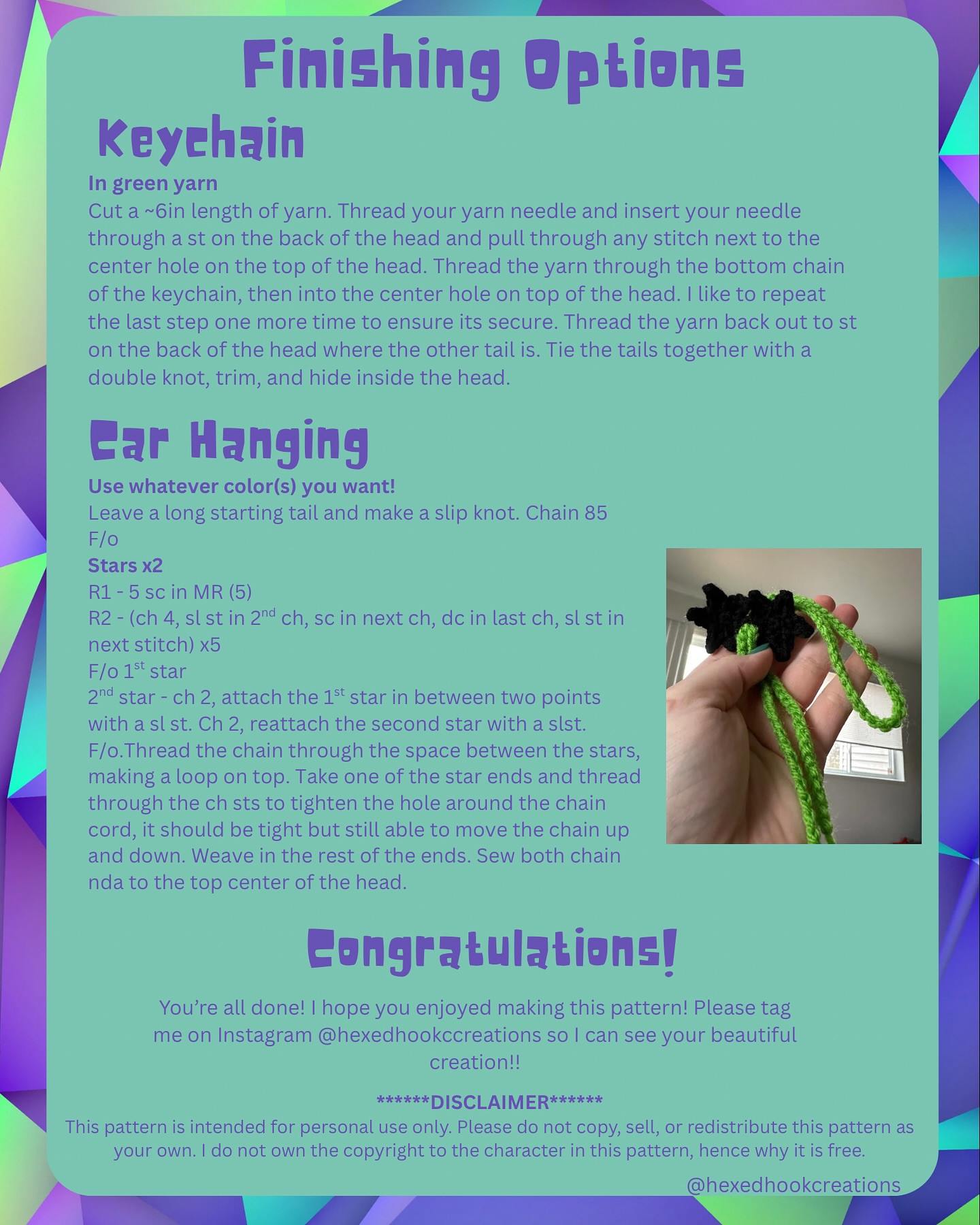Free Crochet Gir Keychain Pattern
