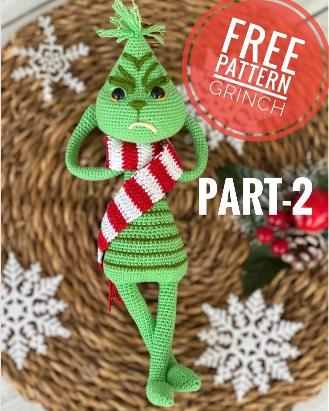 Free Crochet Grinch Pattern