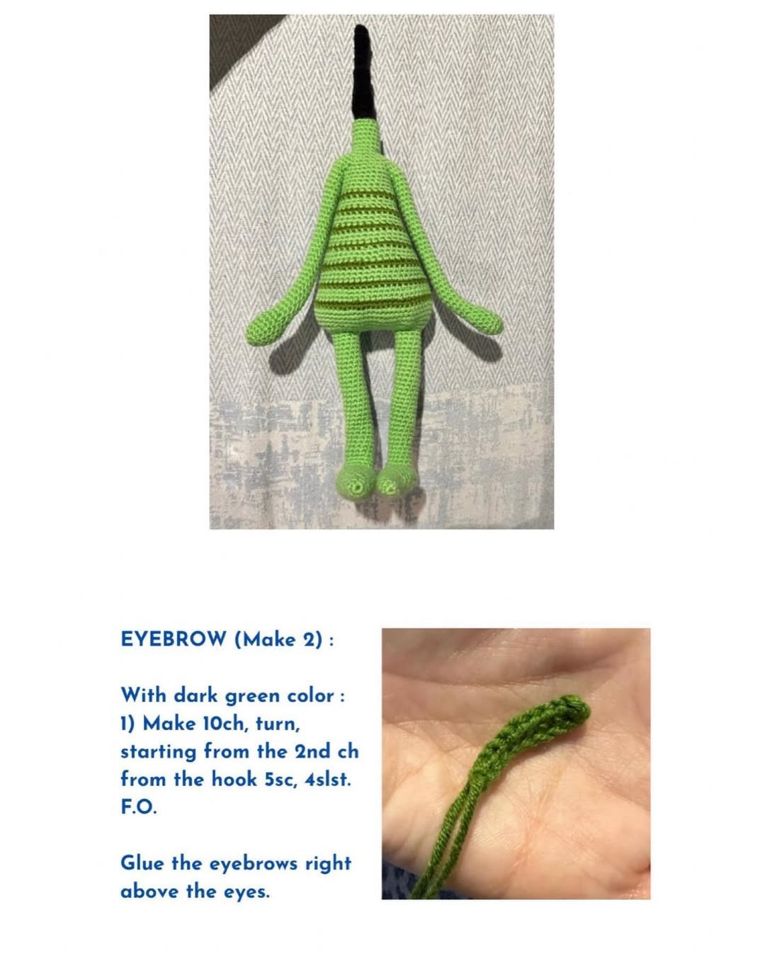 Free Crochet Grinch Pattern