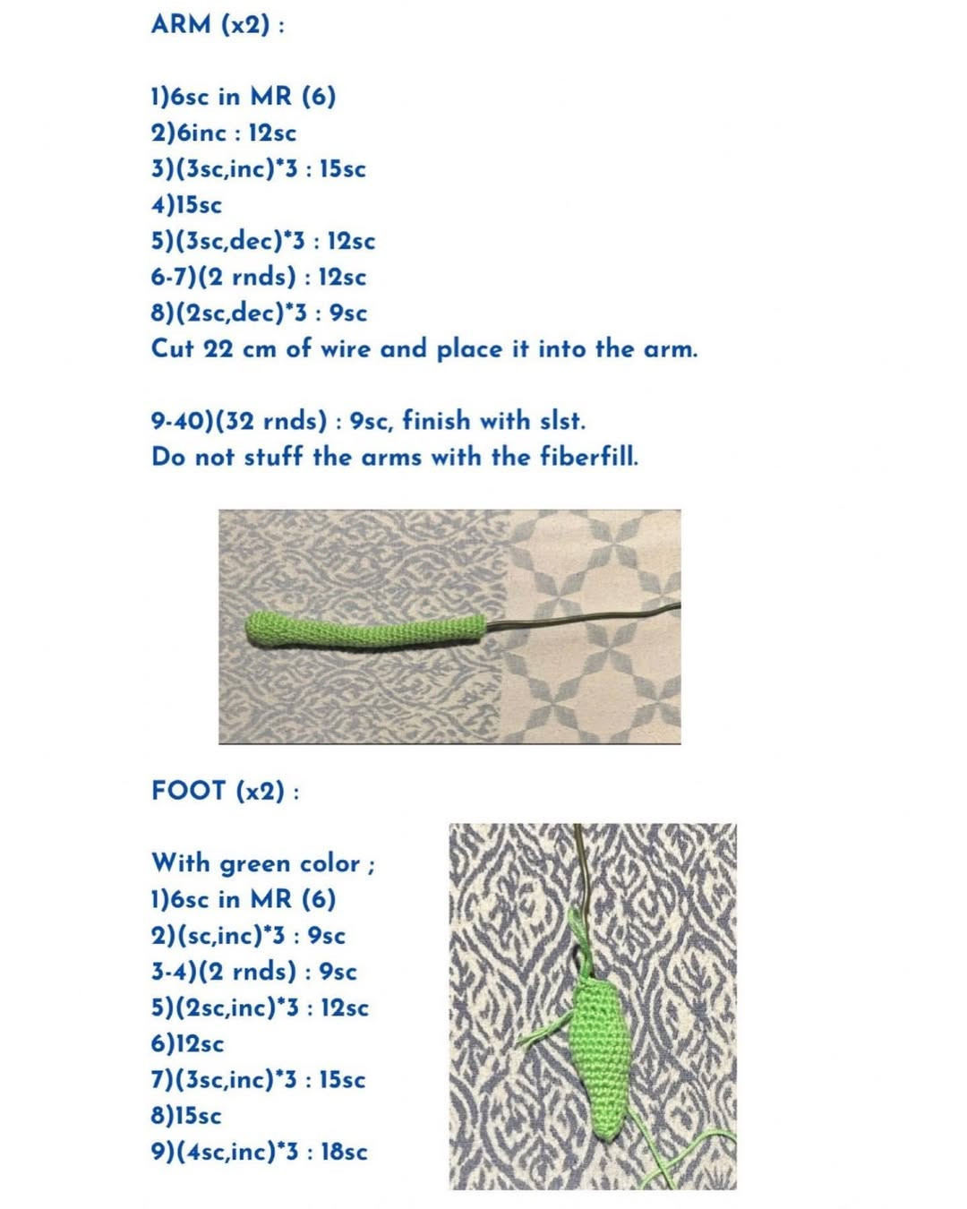 Free Crochet Grinch Pattern