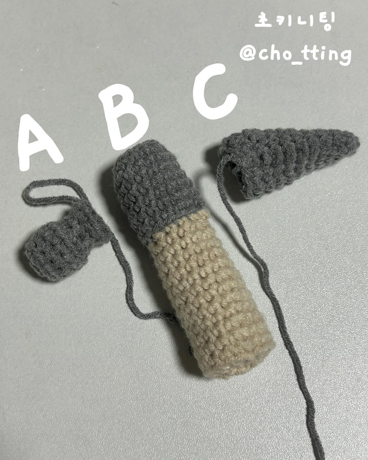 Free Crochet Hammer Keychain Pattern