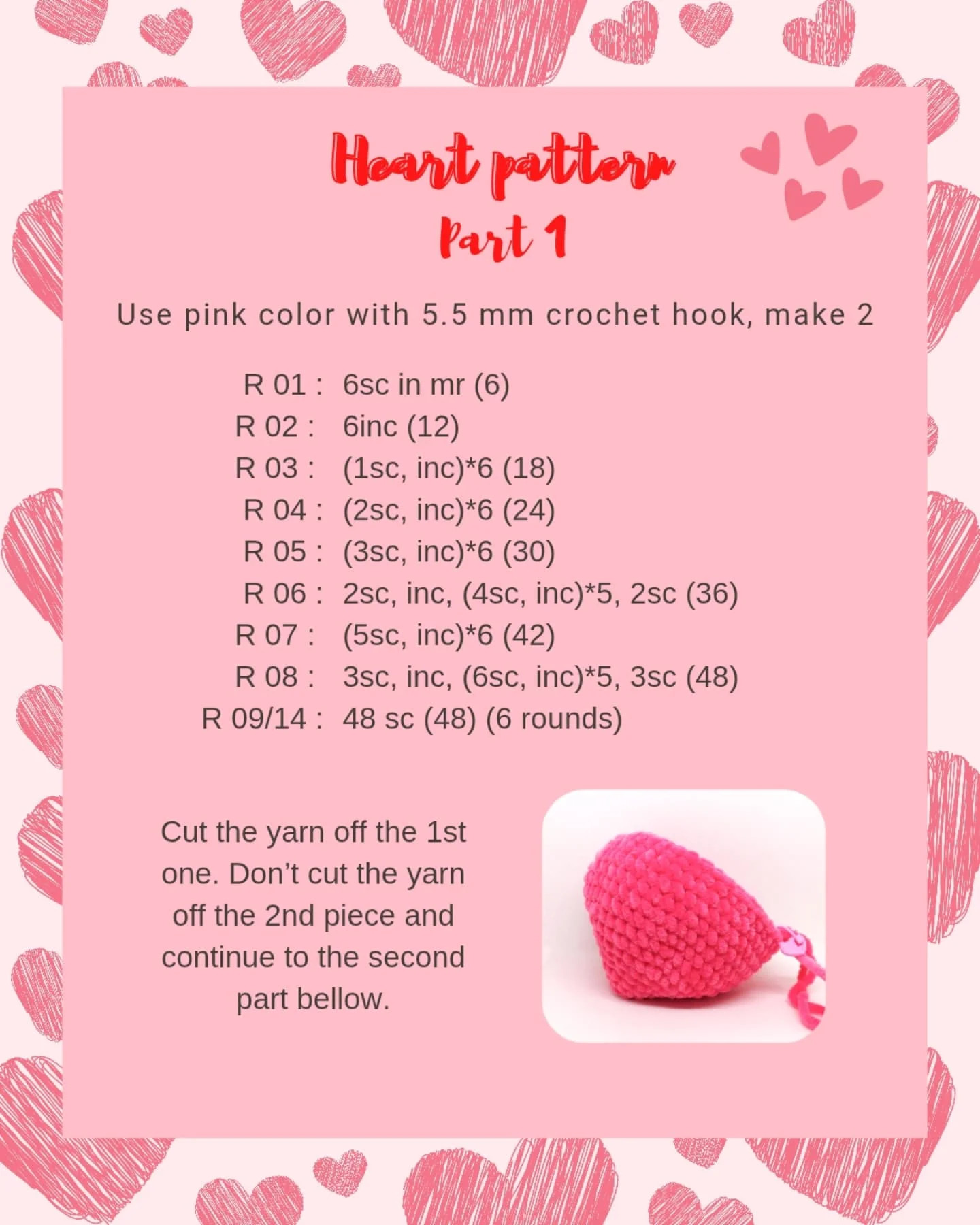 Free Crochet Heart Pillow Pattern with Tulip Yarn