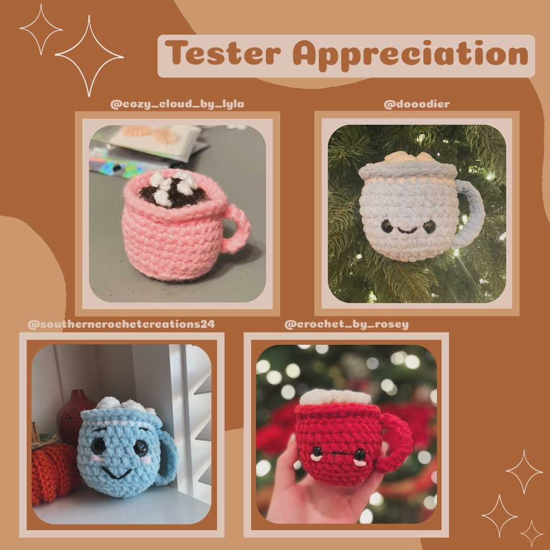 Free Crochet Hot Chocolate Mug Pattern