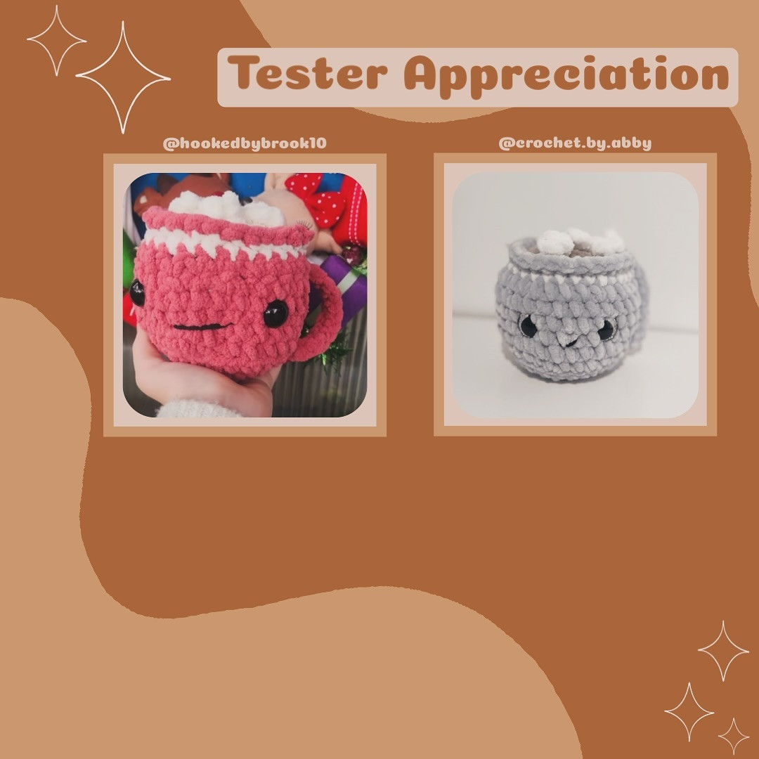 Free Crochet Hot Chocolate Mug Pattern