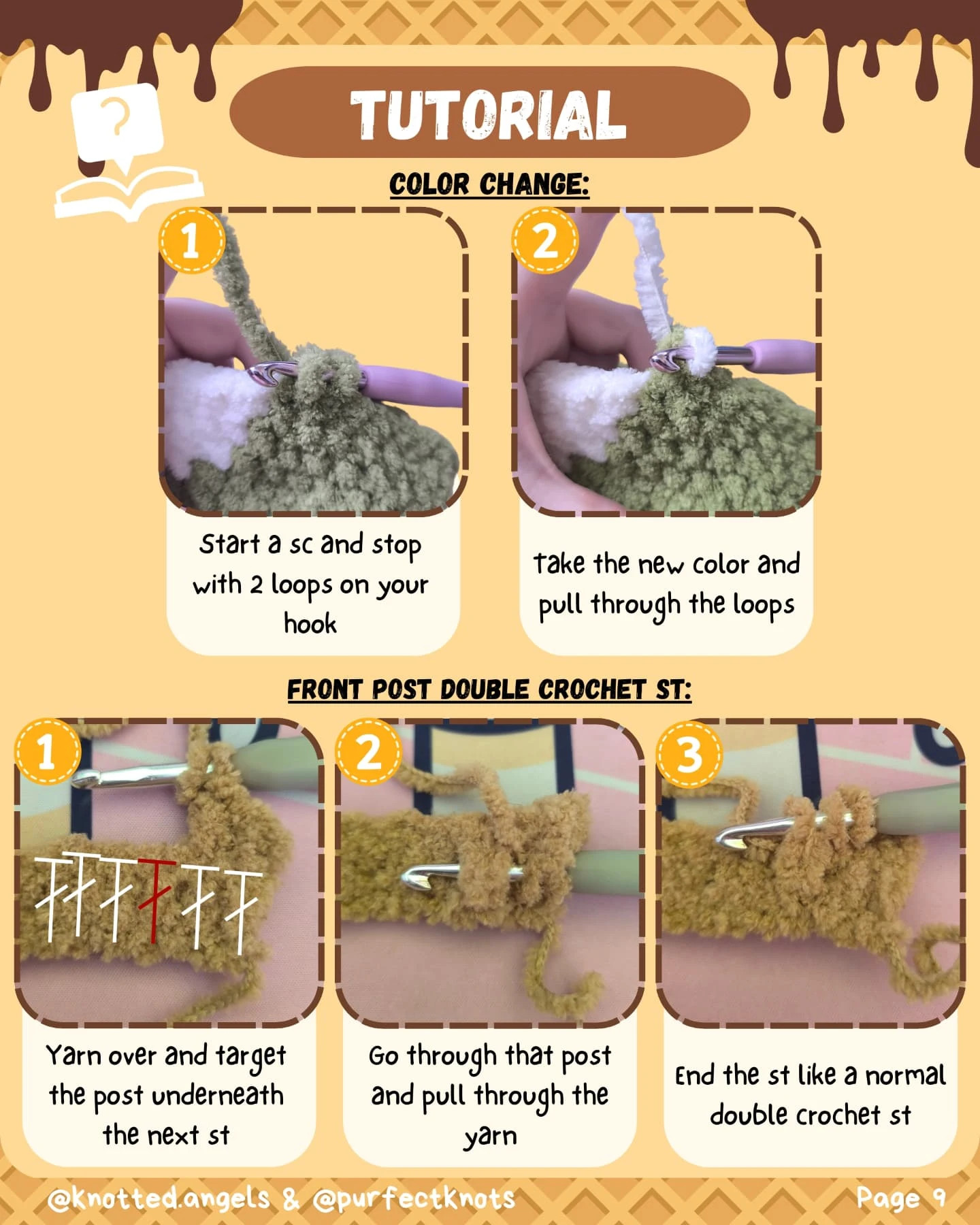 Free Crochet Ice Cream Pet Pattern