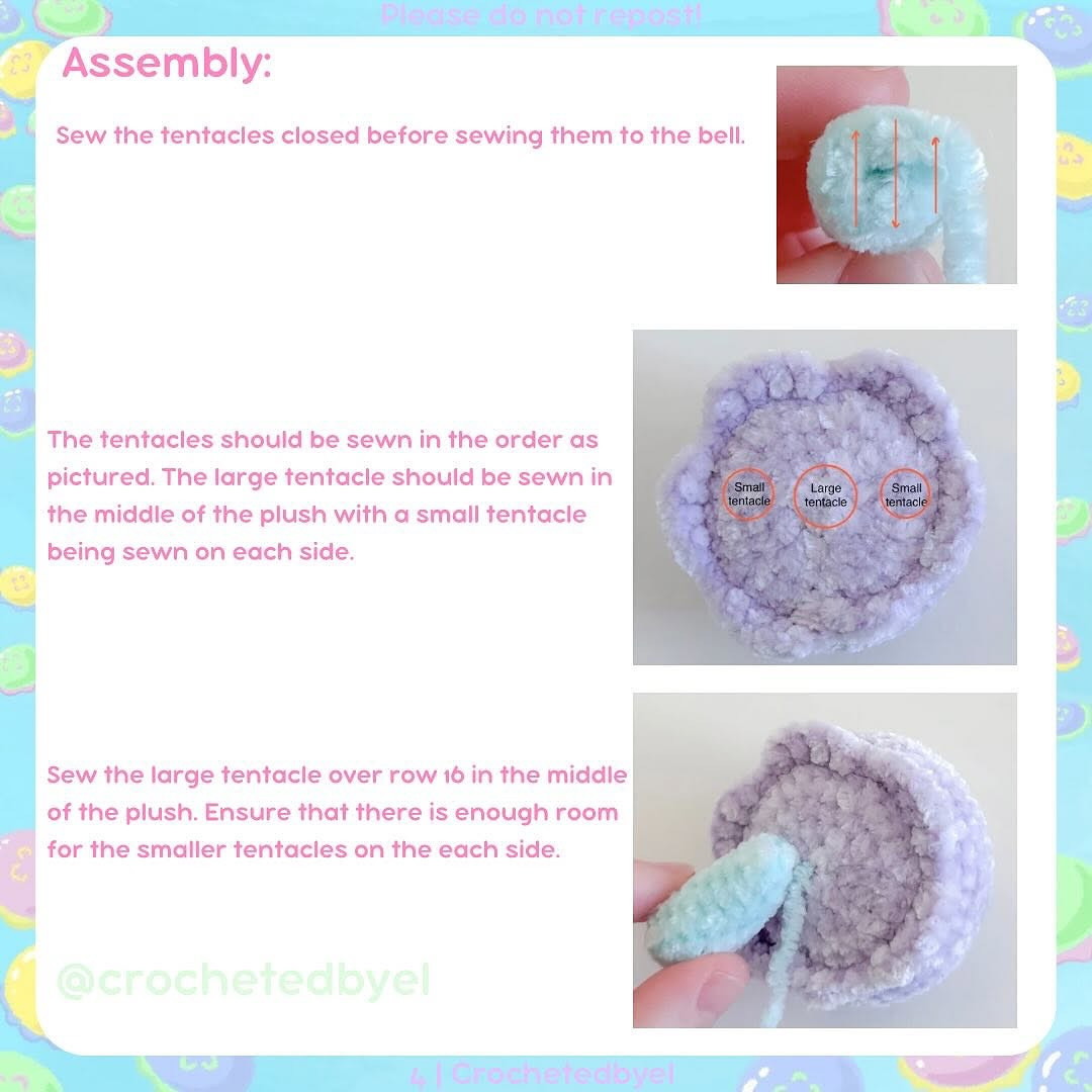 Free Crochet Jellyfish Amigurumi Pattern
