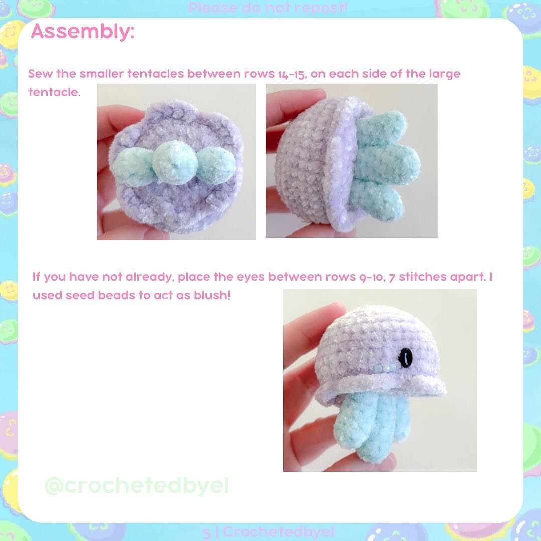 Free Crochet Jellyfish Amigurumi Pattern