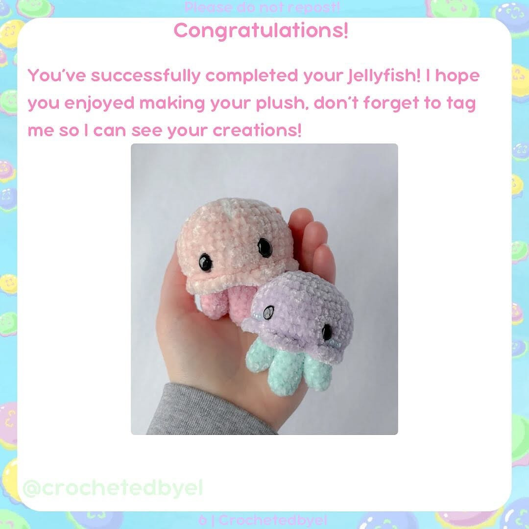 Free Crochet Jellyfish Amigurumi Pattern