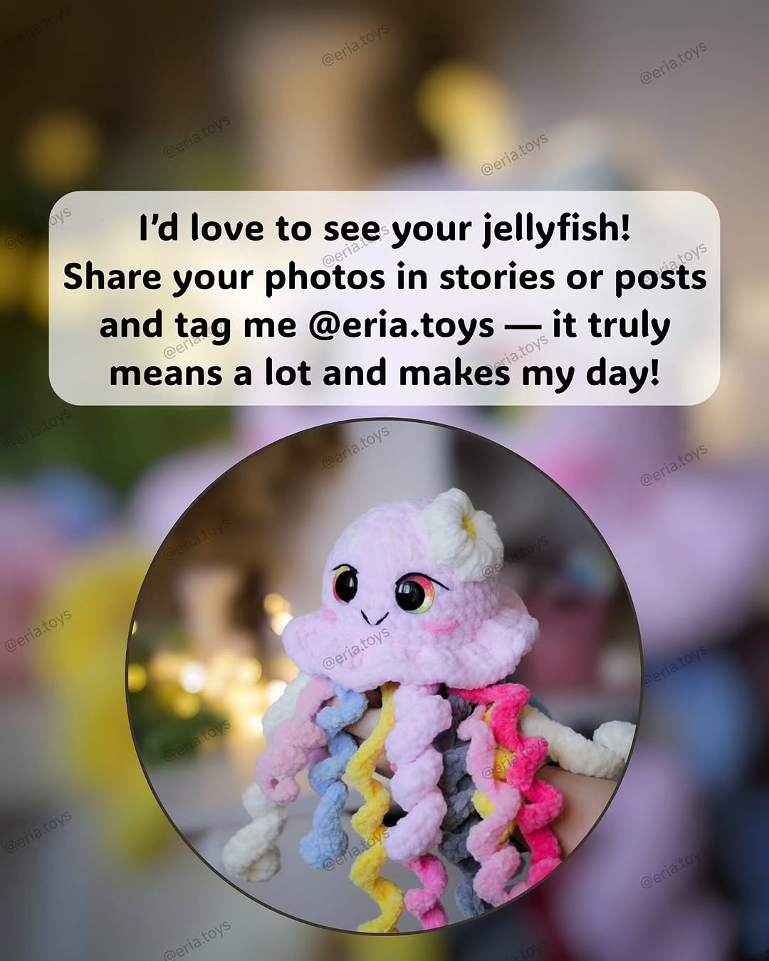 Free Crochet Jellyfish Pattern!