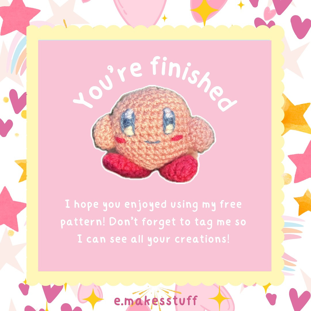 Free Crochet Kirby Pattern