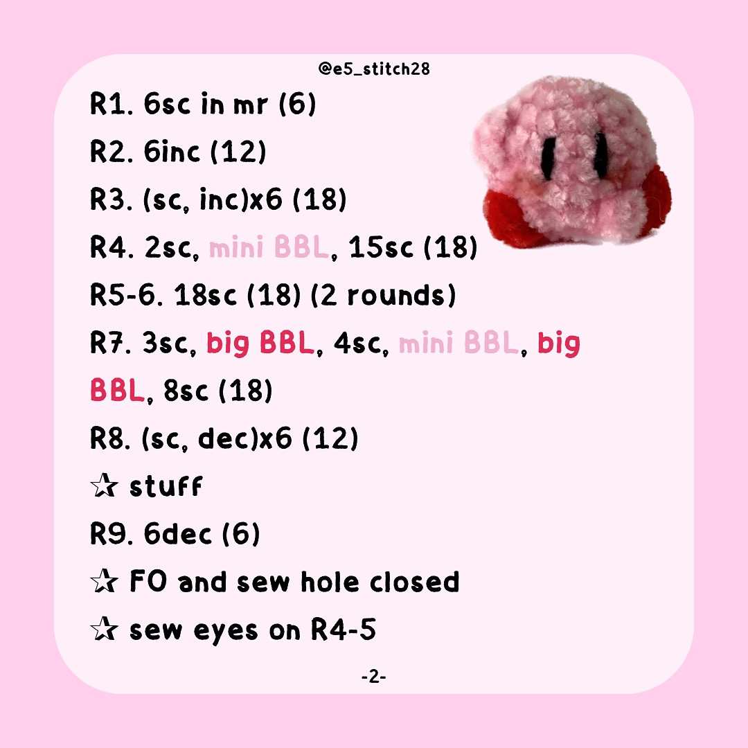 Free Crochet Kirby Pattern: Adorable Amigurumi!