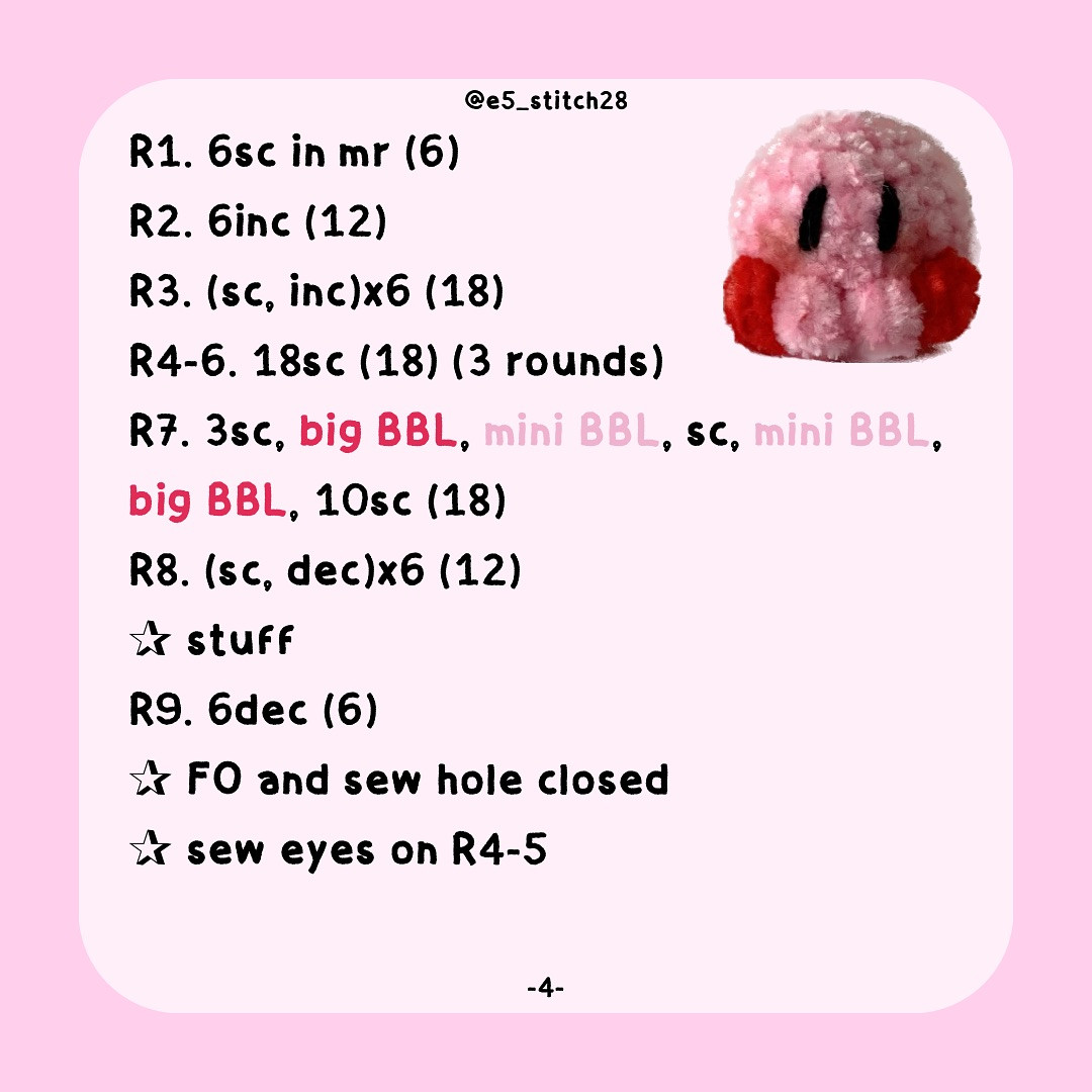 Free Crochet Kirby Pattern: Adorable Amigurumi!