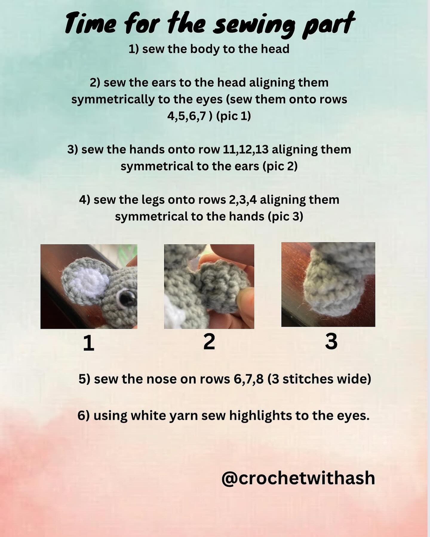 Free Crochet Koala Pattern!