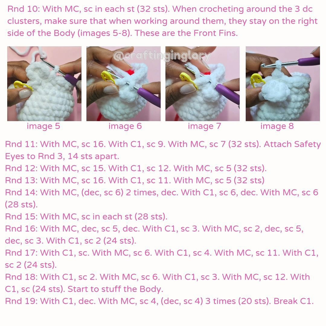 Free Crochet Koi Fish Pattern!