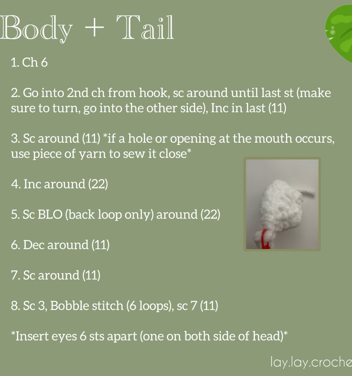 Free Crochet Koi Pattern