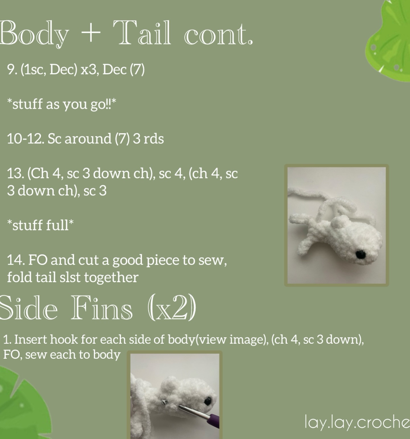 Free Crochet Koi Pattern