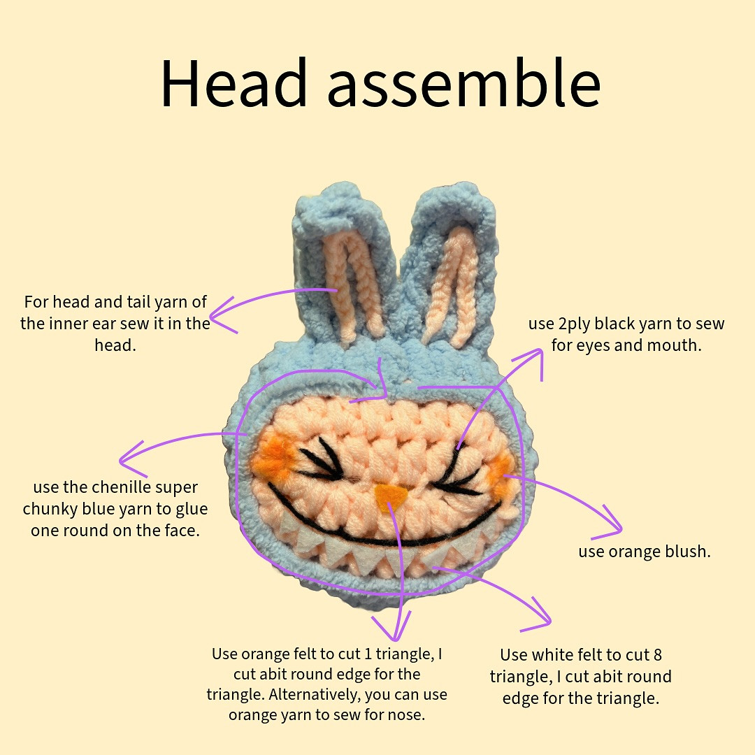 Free Crochet Labubu Pattern & Video Tutorial