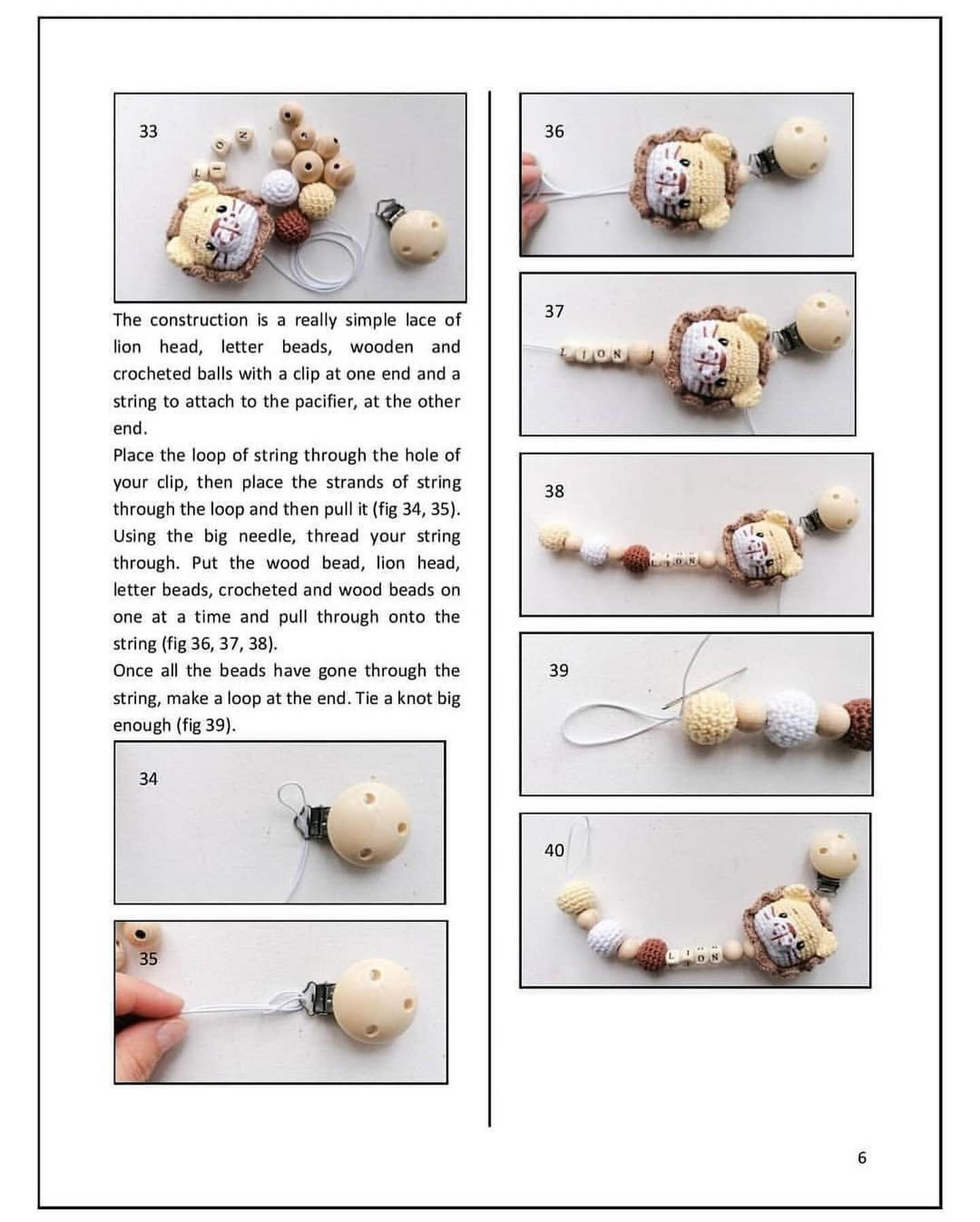 Free Crochet Lion Rattle & Teether Pattern