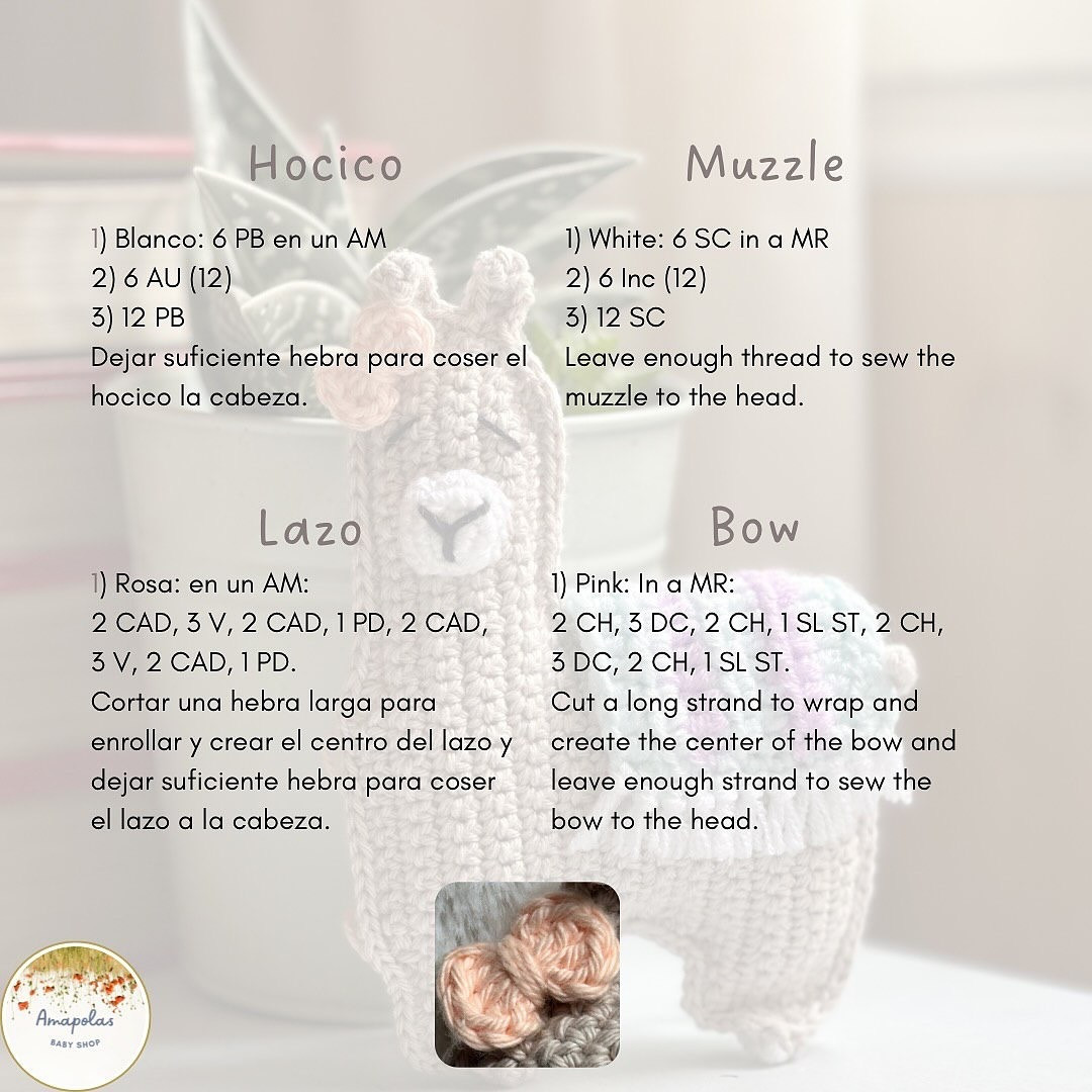 Free Crochet Llama Pattern