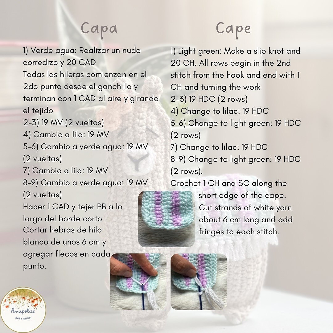 Free Crochet Llama Pattern