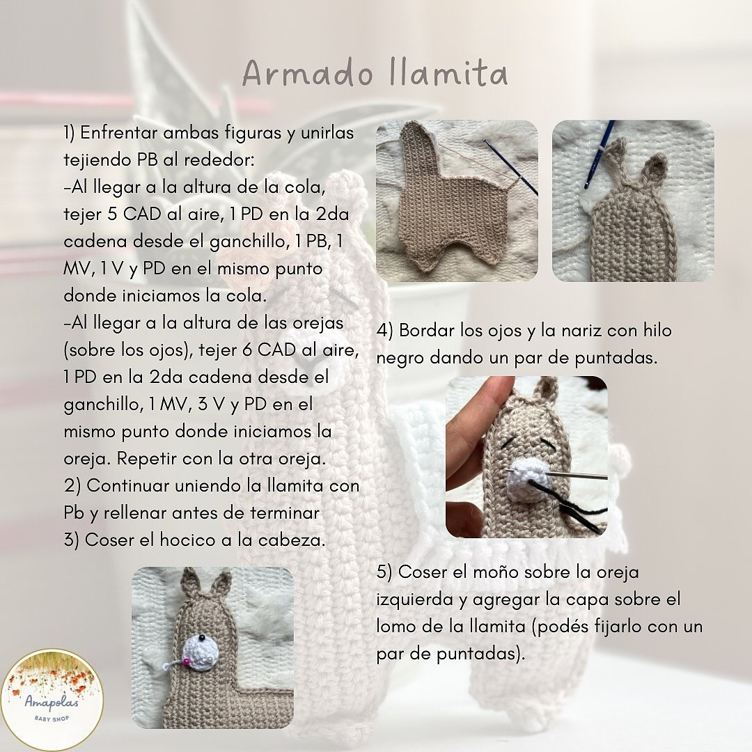 Free Crochet Llama Pattern
